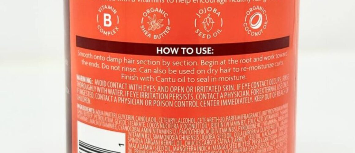 NEW Cantu Coconut Curling Crl Shea Butter, Curls, Coil,waves For Natural  709g