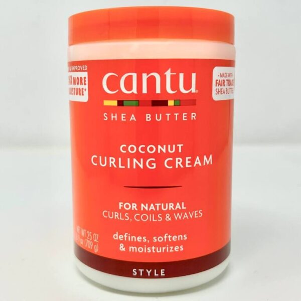 NEW Cantu Coconut Curling Crl Shea Butter, Curls, Coil,waves For Natural  709g