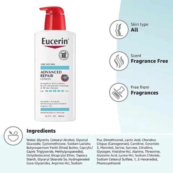 Eucerin Advanced Repair Lotion 500ml