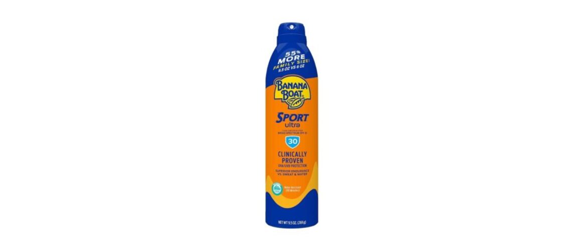 Banana Boat Ultra Sport Clear Sunscreen Spray SPF 30 Value Pack (226g) – Sweat & Water Resistant