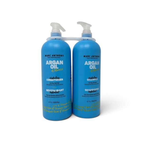 Marc Anthony Argan Oil of Morocco Hydrating Shampoo & Conditioner Set, 2 x 1 Liters