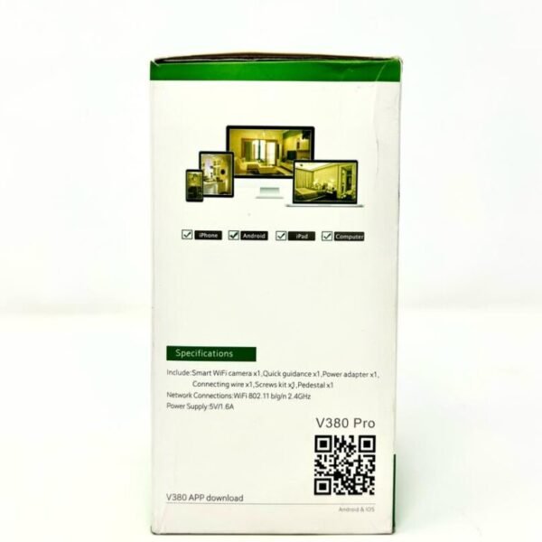 V380 Pro ሲም ካርድ የሚቀበል ሴኪዩሪቲ ካሜራ Smart Dual Sim WiFi Camera