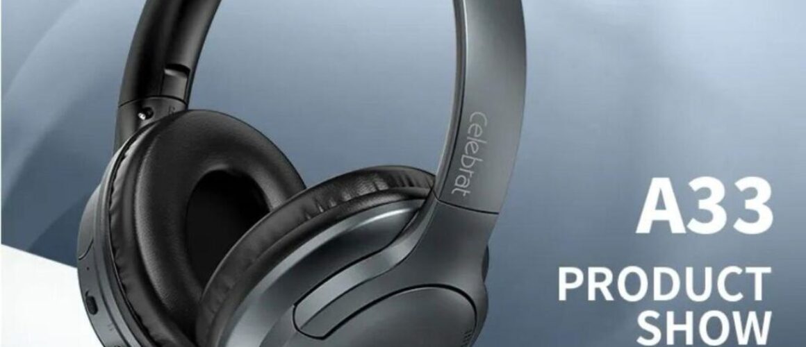 Celebrat A33 Noise Cancellation Bluetooth Headphones