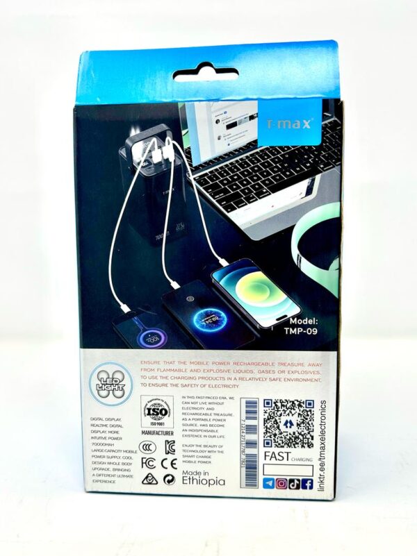 T-Max 70000mAh Power Bank - Image 2