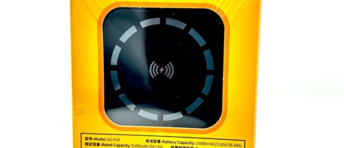 Azeada AZ-Pl9 POWER BANK & Wireless Charger 22.5W 10000mAh