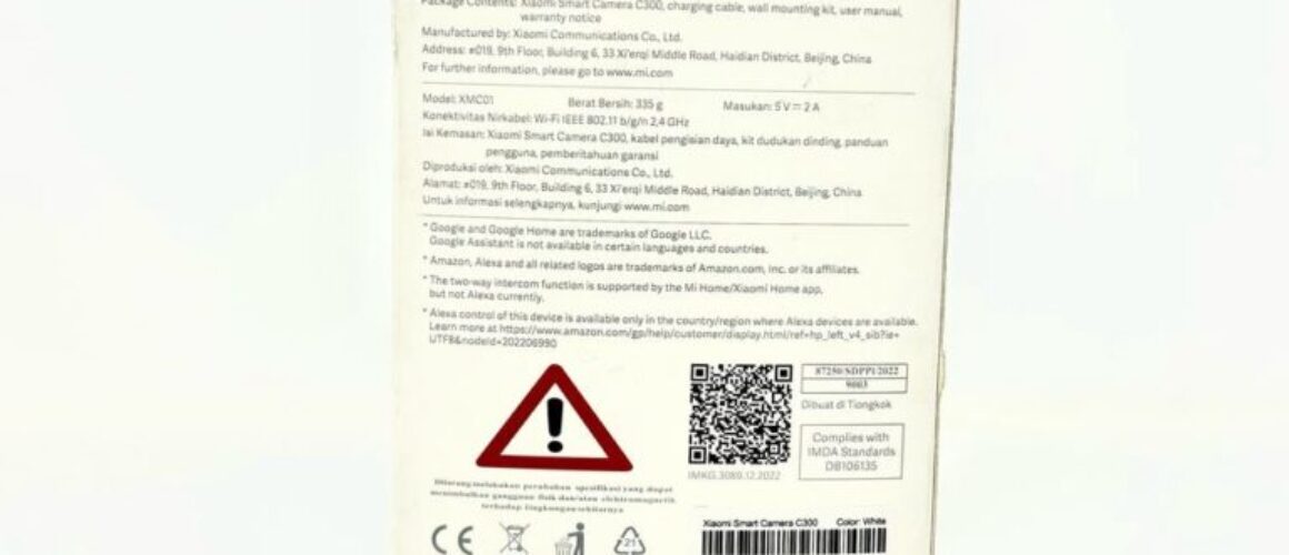 Xiaomi Smart Camera C300 2K