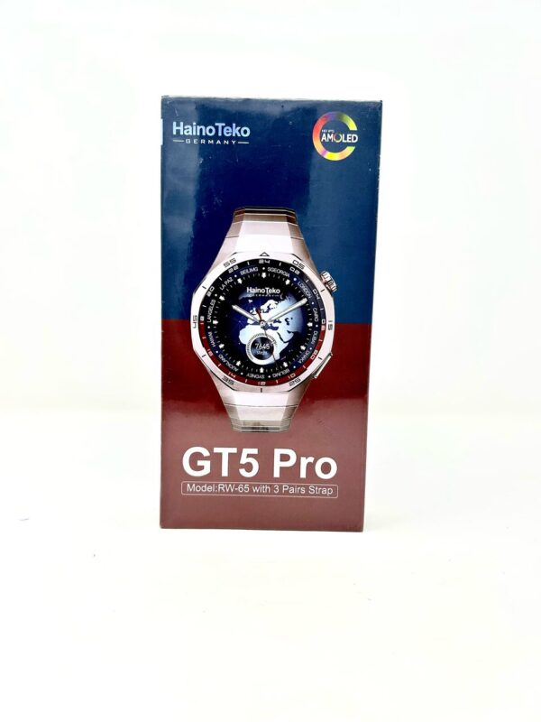 Haino Teko Germany Smart Watch, GT5 pro, AMOLED HD Screen