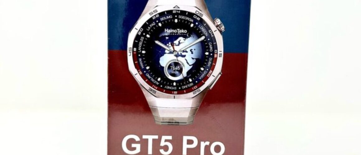 Haino Teko Germany Smart Watch, GT5 pro, AMOLED HD Screen