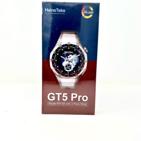Haino Teko Germany Smart Watch, GT5 pro, AMOLED HD Screen