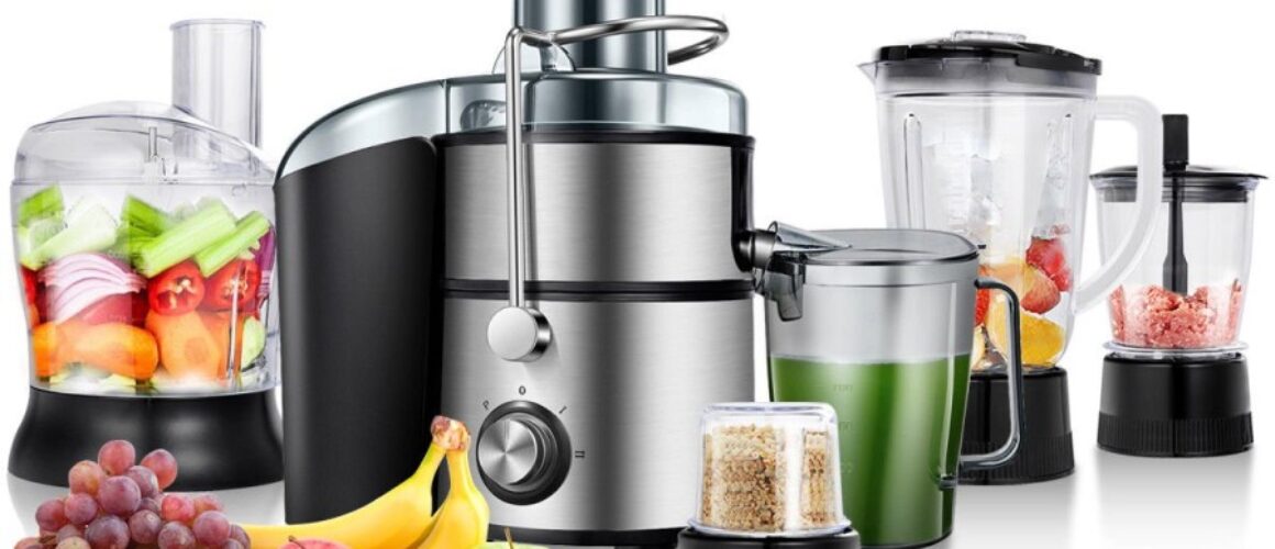 Sayona 4 in 1 Blender & Juicer with glass jar