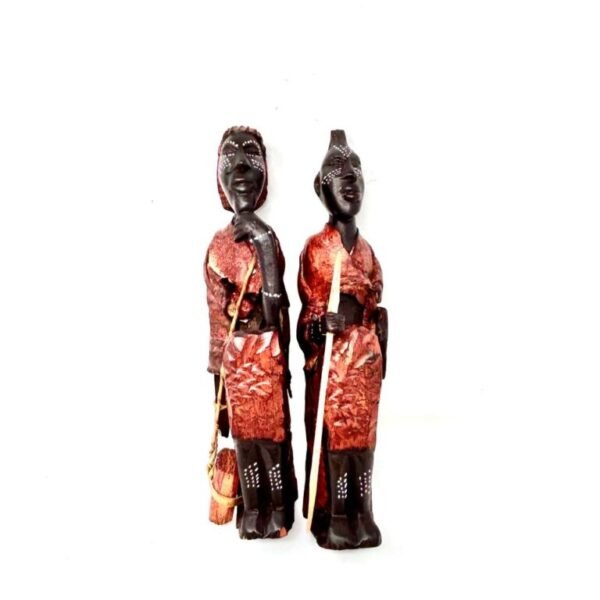 Ethiopian Couples Figurine Table Decor