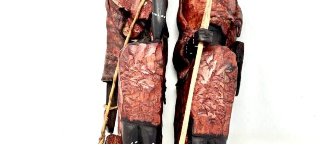 Ethiopian Couples Figurine Table Decor