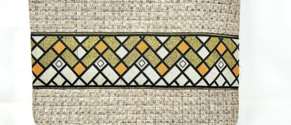 Ethiopian Cultural & Artistic Handbag Beige