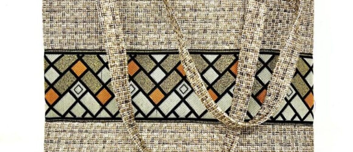 Ethiopian Cultural & Artistic Handbag Beige