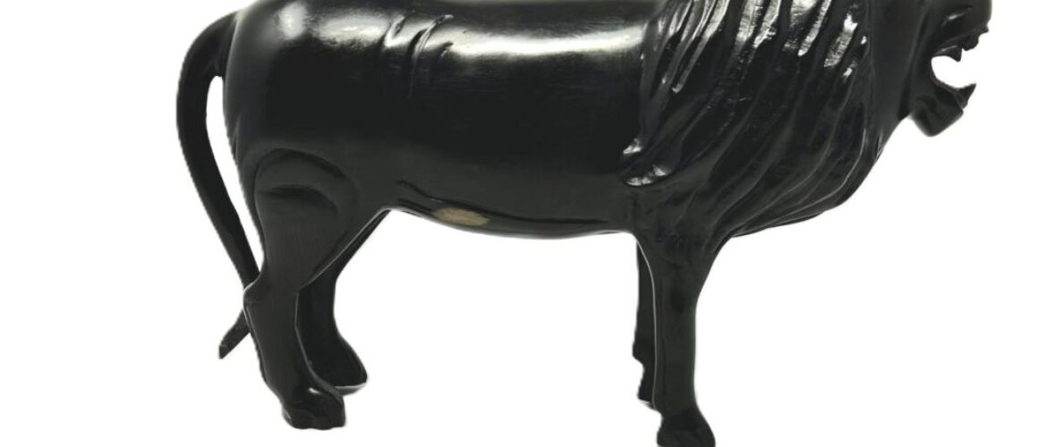 Lion Statue Ethiopian Art Collectible