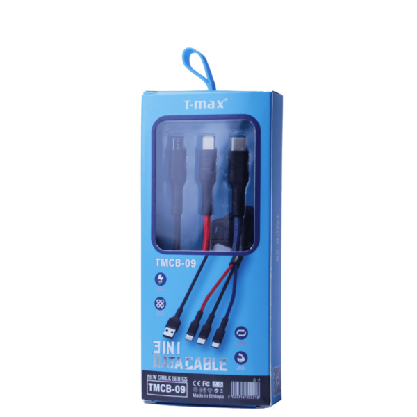 T-Max 3 in one Data Cable