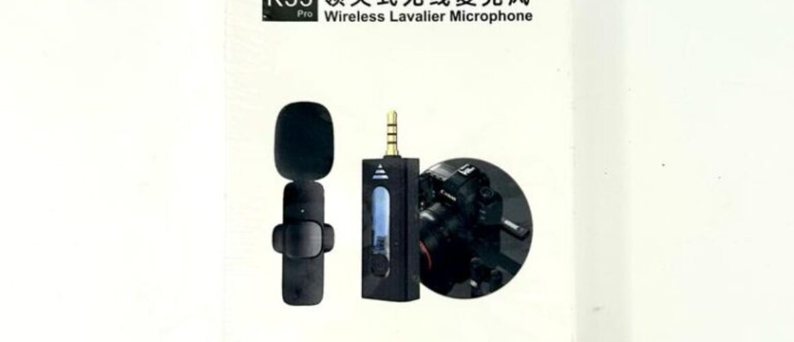 K35 Pro Wireless Lavalier Microphone
