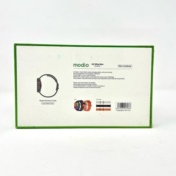 Modio 4G Ultra Max smartwatch(Supports Sim Card)