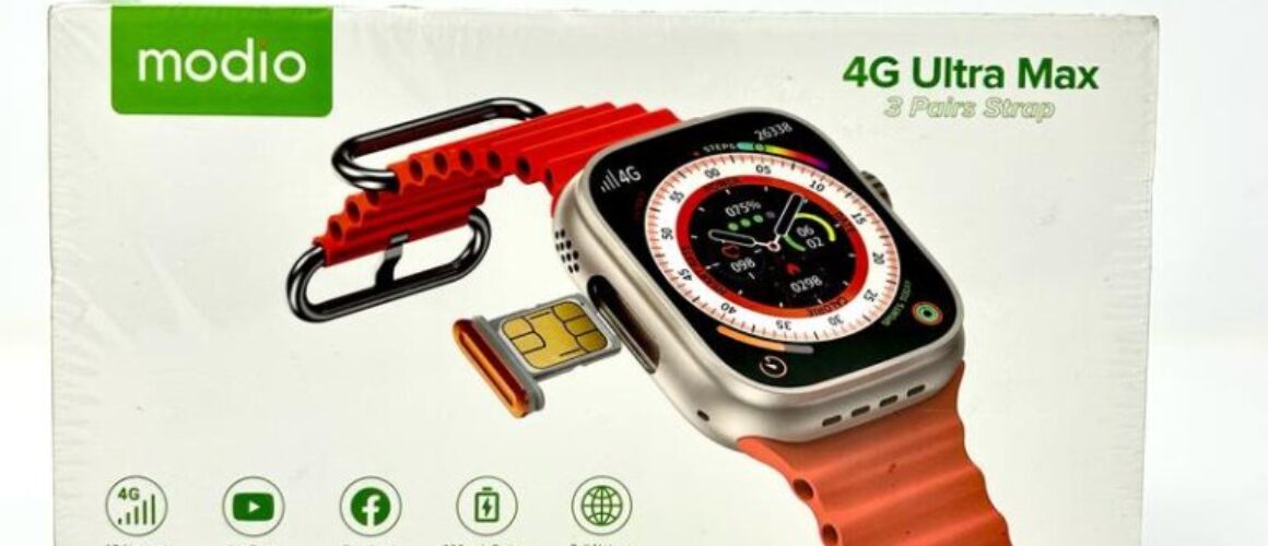 Modio 4G Ultra Max smartwatch(Supports Sim Card)