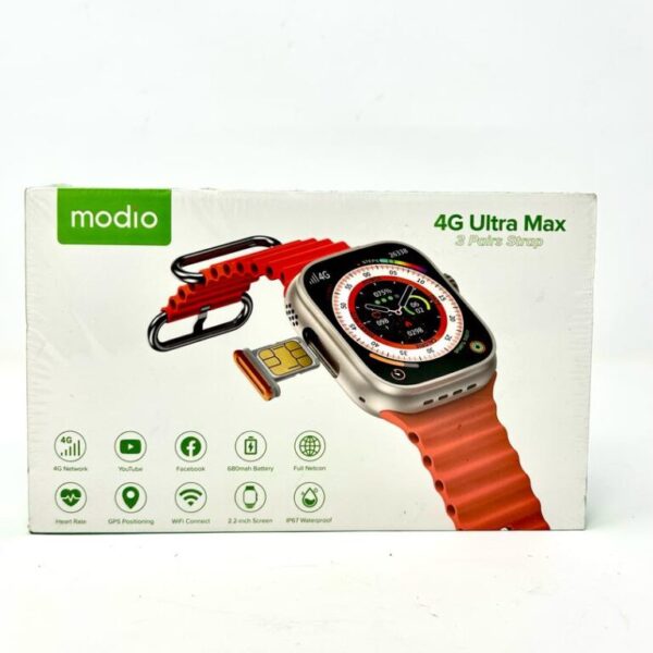 Modio 4G Ultra Max smartwatch(Supports Sim Card)