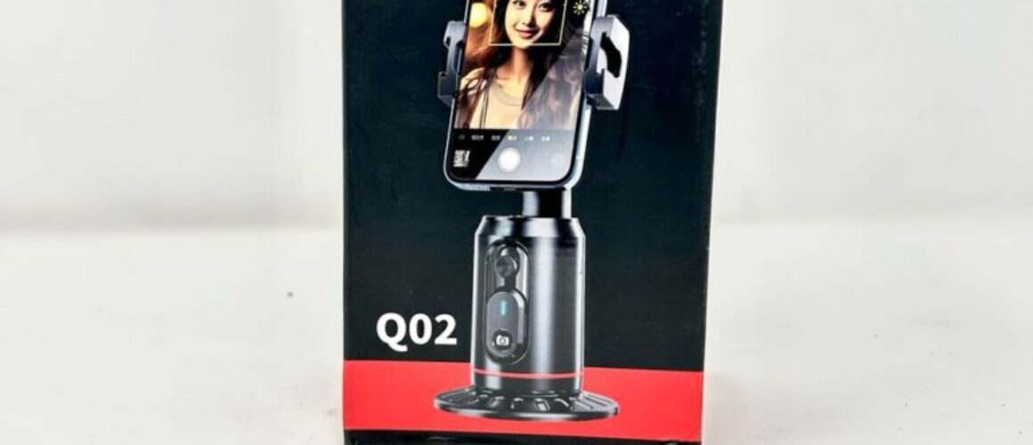 Q02 360° Auto Face Tracking Selfie Stick Tripod