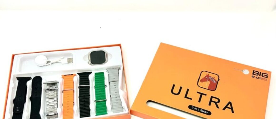 BIG ULTRA Smartwatch Set With Interchangeable Straps and Accessories