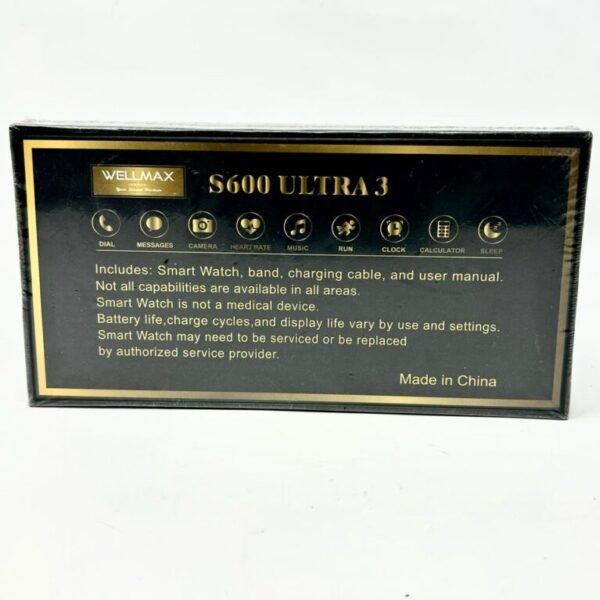 Wellmax S600 ULTRA 3 Smartwatch