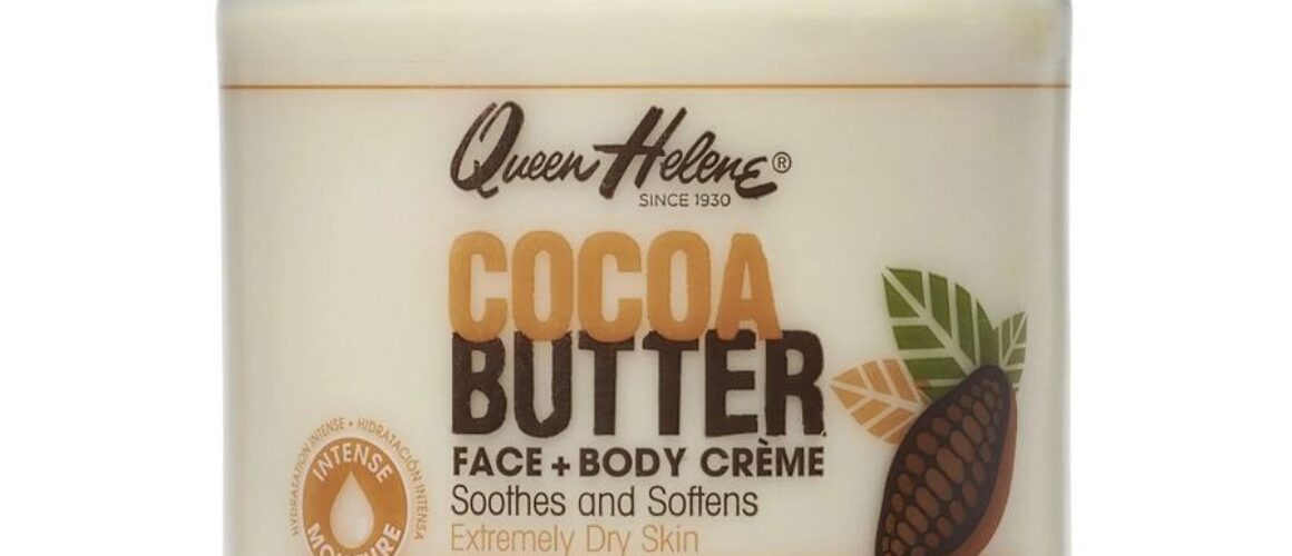 Queen Helene Cocoa Butter Face & Body Cream, 4.8 Oz
