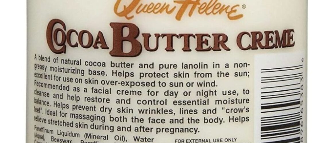 Queen Helene Cocoa Butter Face & Body Cream, 4.8 Oz