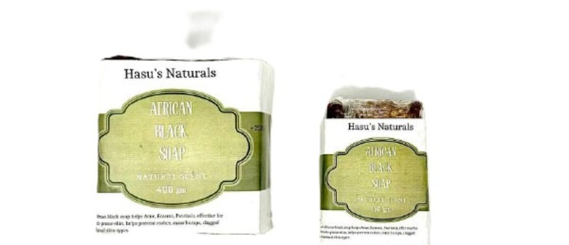African Black Soap 400 Grams Large