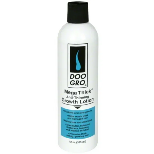DOO GRO Mega Thick Lotion, 12 oz., Moisturizing, Unisex