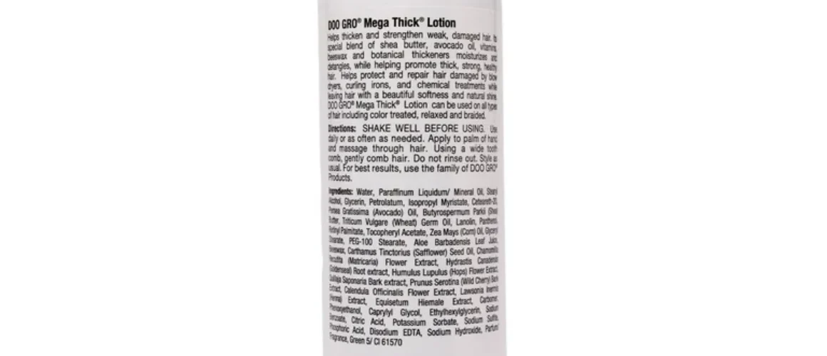 DOO GRO Mega Thick Lotion, 12 oz., Moisturizing, Unisex