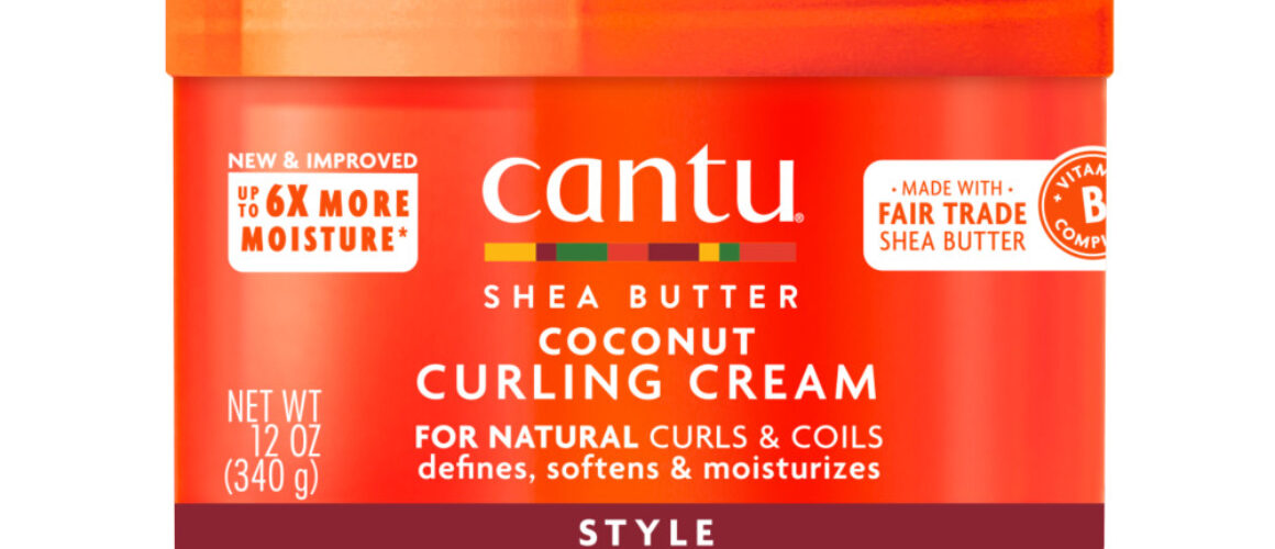 Cantu Coconut Curling Cream with Shea Butter for Natural Hair, 12 oz
