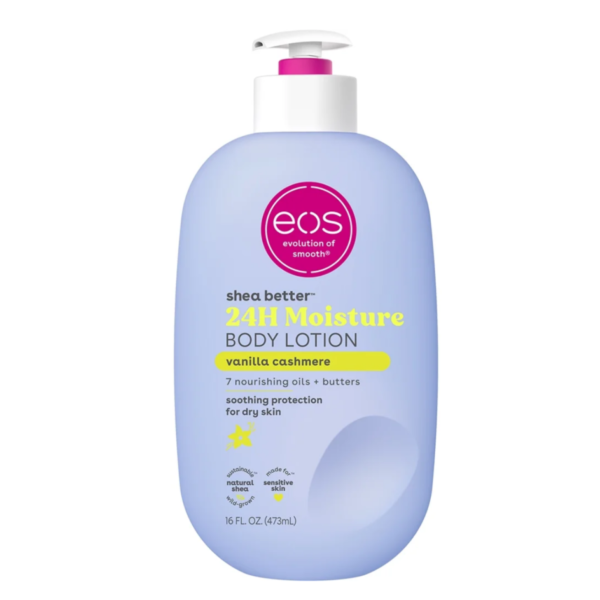 eos Shea Better Body Lotion - Vanilla Cashmere, for Dryness, 16 fl oz