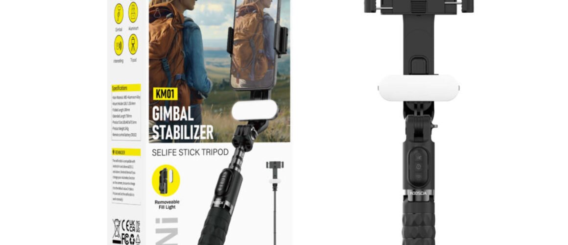KOOSDA KM-01 Gimbal Stabilizer / Selfie Stick / Tripod