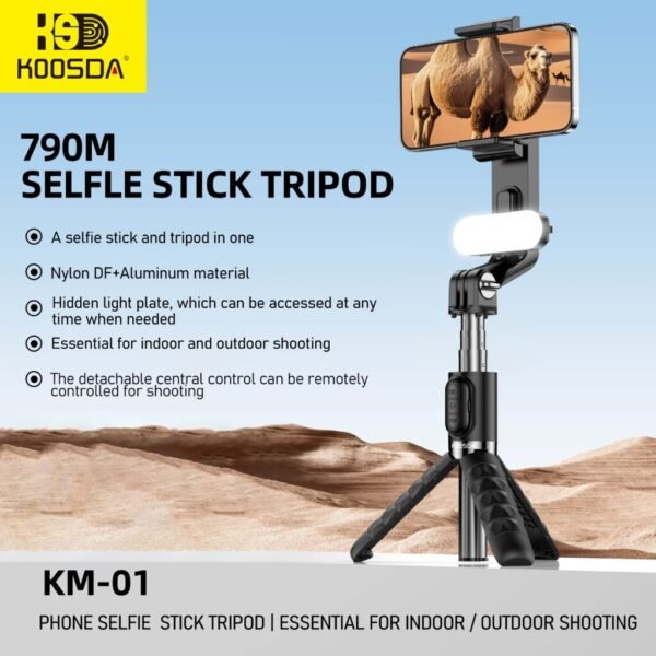 KOOSDA KM-01 Gimbal Stabilizer / Selfie Stick / Tripod