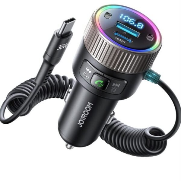 JOYROOM Bluetooth 5.4 Car FM Transmitter