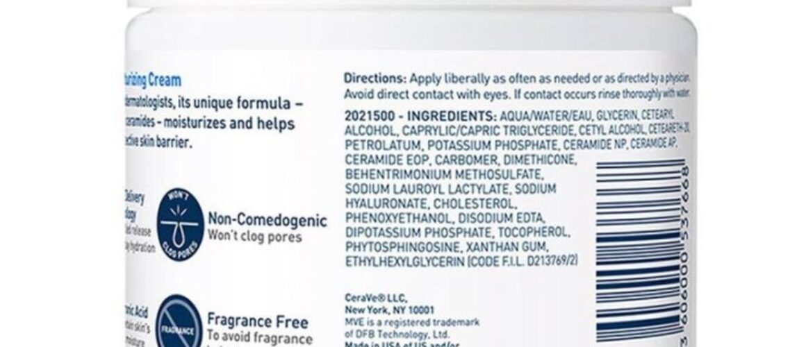 Cerave Moisturizing Cream (usa)