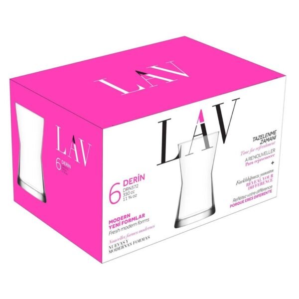 Lav Derin Water Glass 6pcs