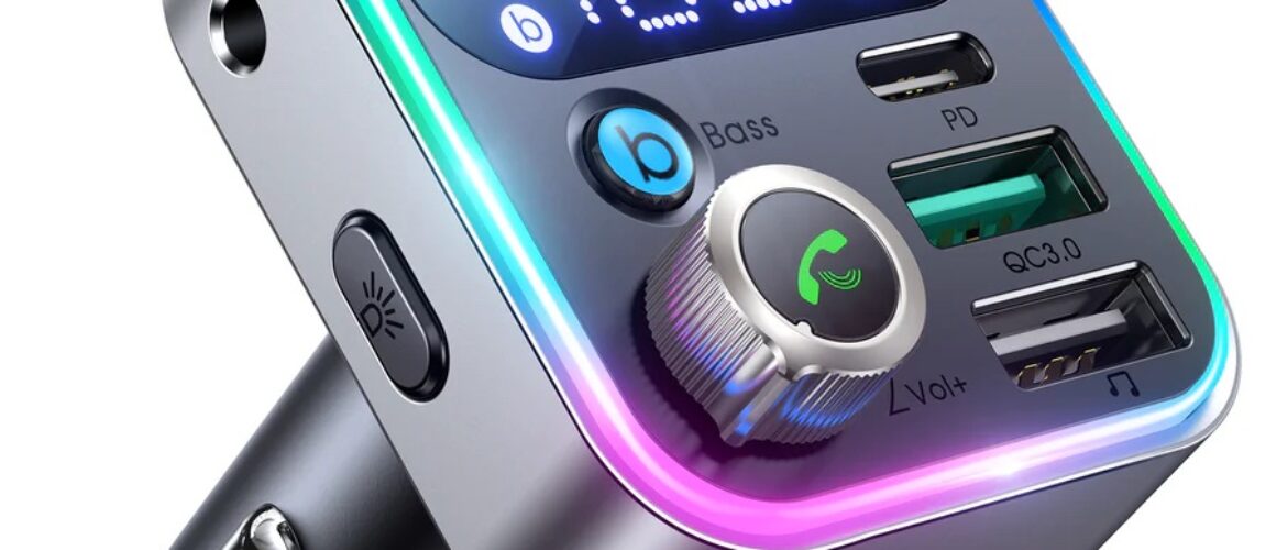 JOYROOM 48W Car Charger MP3 Bluetooth Transmitter JR-CL16