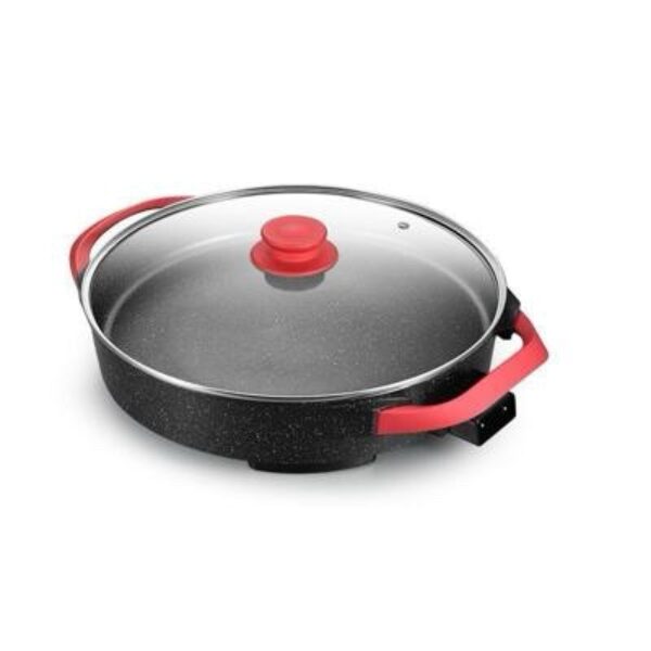 Geepas Multipurpose Electric Pan with Non-Stick Ceramic Coating