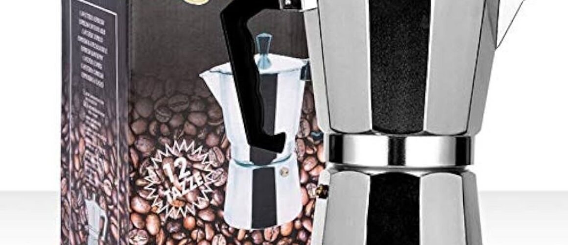 Feliz Caffettiera Bispledente Coffee Maker 12 Cup – Manual Italian Espresso Maker