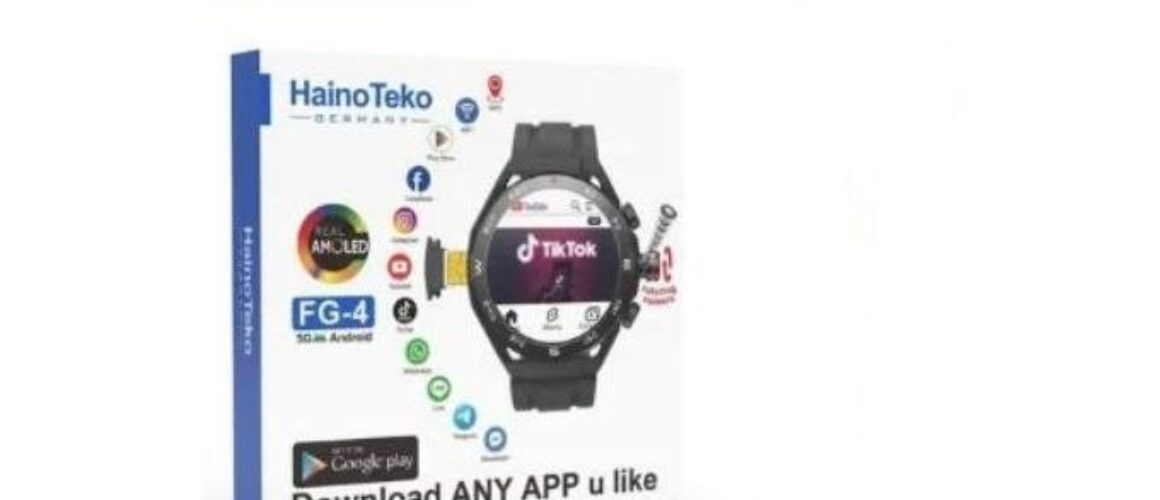 Haino Teko FG-4 Smart Watch Android 5G SIM Card GPS AMOLED Display