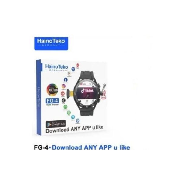 Haino Teko FG-4 Smart Watch Android 5G SIM Card GPS AMOLED Display