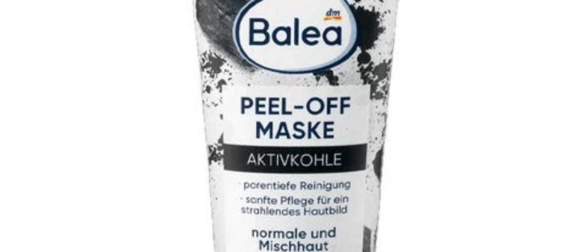 Balea Peel-Off Mask Activated Charcoal for Normal & Combination Skin