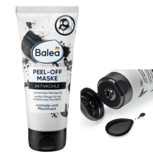 Balea Peel-Off Mask Activated Charcoal for Normal & Combination Skin