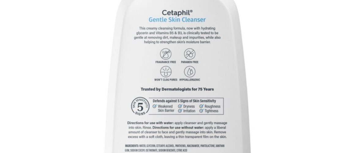 Cetaphil Gentle Skin Cleanser 591ml for Normal to Dry Skin