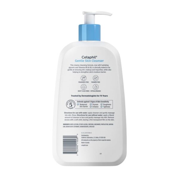 Cetaphil Gentle Skin Cleanser 591ml for Normal to Dry Skin