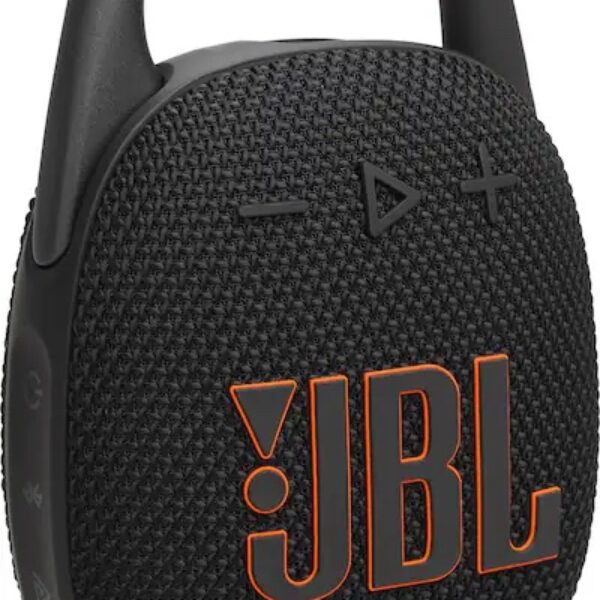 JBL Clip 5 Ultra-Portable Waterproof Bluetooth Speaker – Redesigned Integrated Carabiner, IP67 Dustproof, 15 Hours Playtime