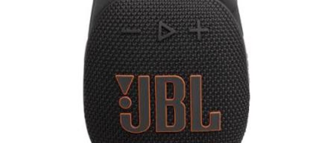 JBL Clip 5 Ultra-Portable Waterproof Bluetooth Speaker – Redesigned Integrated Carabiner, IP67 Dustproof, 15 Hours Playtime